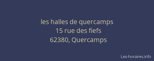 les halles de quercamps
