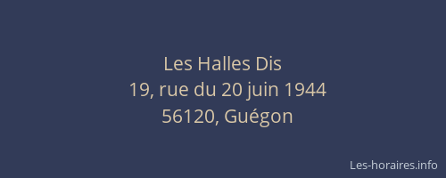 Les Halles Dis
