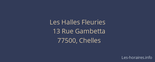 Les Halles Fleuries