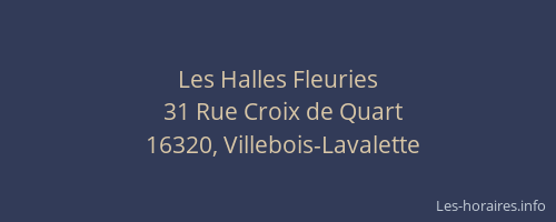 Les Halles Fleuries
