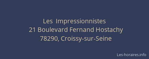 Les  Impressionnistes