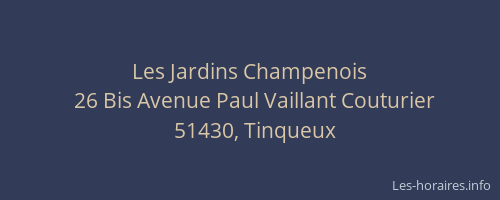 Les Jardins Champenois