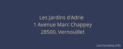 Les Jardins d'Adrie
