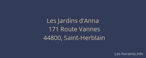 Les Jardins d'Anna