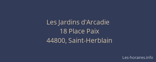 Les Jardins d'Arcadie