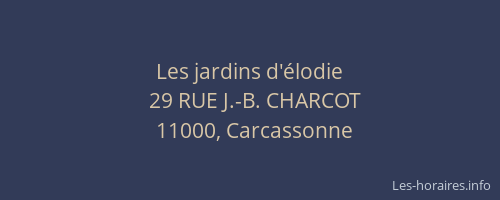 Les jardins d'élodie