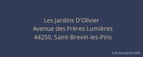 Les Jardins D'Olivier