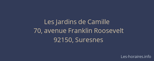 Les Jardins de Camille