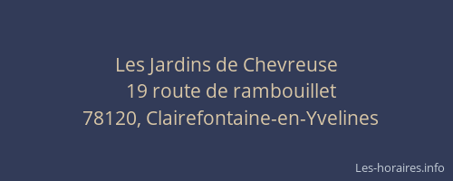 Les Jardins de Chevreuse