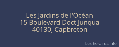 Les Jardins de l'Océan