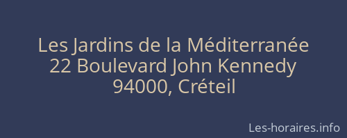 Les Jardins de la Méditerranée