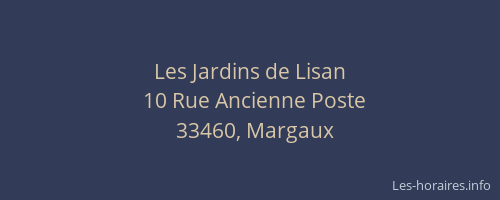 Les Jardins de Lisan