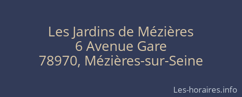 Les Jardins de Mézières