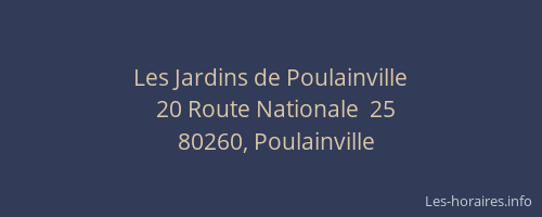 Les Jardins de Poulainville
