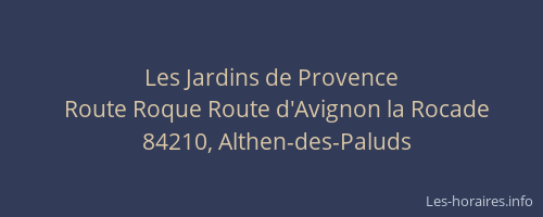 Les Jardins de Provence