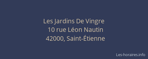 Les Jardins De Vingre