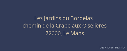 Les Jardins du Bordelas
