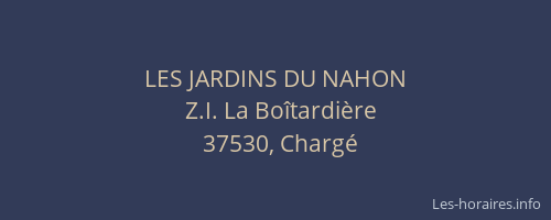 LES JARDINS DU NAHON