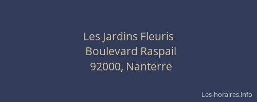 Les Jardins Fleuris