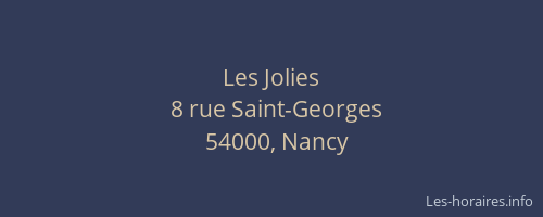 Les Jolies