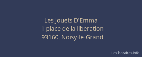 Les Jouets D'Emma