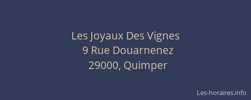 Les Joyaux Des Vignes