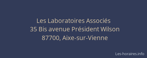 Les Laboratoires Associ&eacute;s