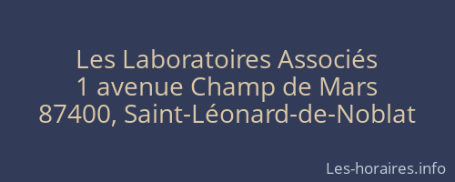 Les Laboratoires Associés