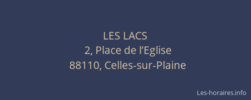LES LACS