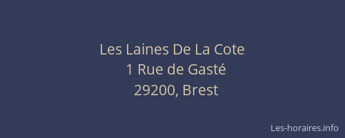 Les Laines De La Cote
