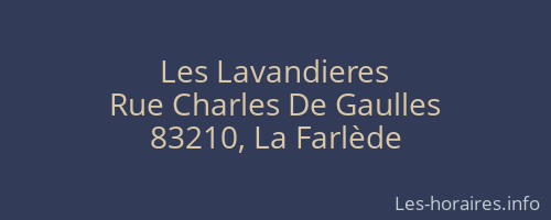 Les Lavandieres