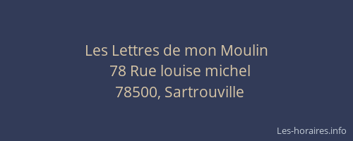 Les Lettres de mon Moulin