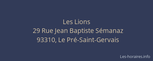 Les Lions