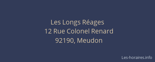 Les Longs Réages