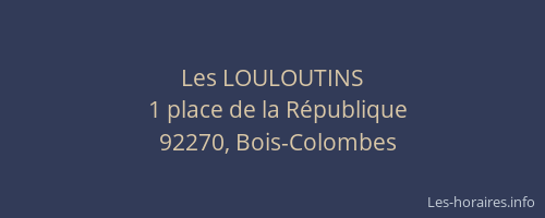 Les LOULOUTINS