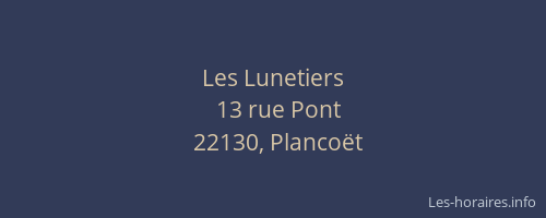 Les Lunetiers