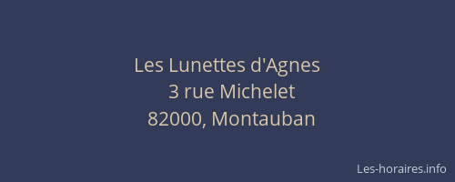 Les Lunettes d'Agnes