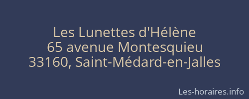 Les Lunettes d'Hélène