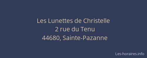 Les Lunettes de Christelle