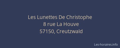 Les Lunettes De Christophe