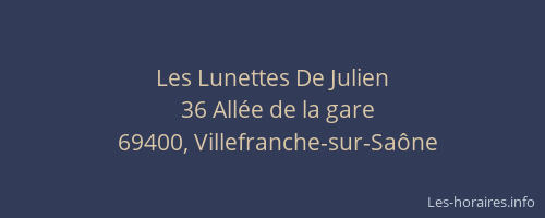 Les Lunettes De Julien