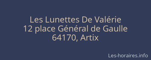 Les Lunettes De Valérie