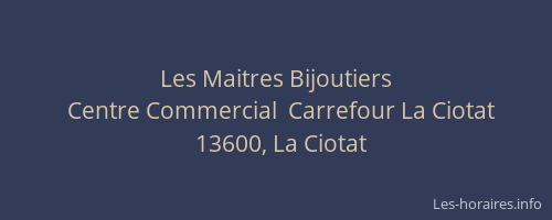 Les Maitres Bijoutiers