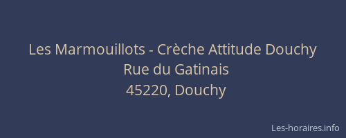 Les Marmouillots - Cr&egrave;che Attitude Douchy