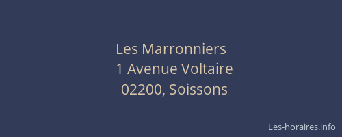 Les Marronniers