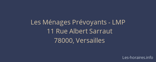 Les Ménages Prévoyants - LMP