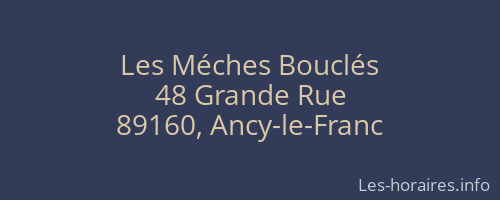 Les Méches Bouclés