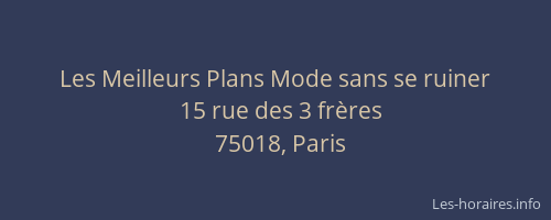 Les Meilleurs Plans Mode sans se ruiner