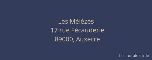 Les Mélèzes