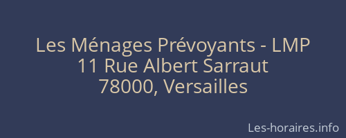 Les Ménages Prévoyants - LMP